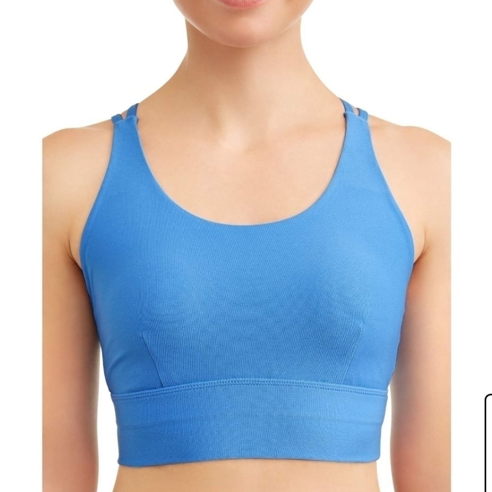 Body Up Blue Sports Bra Womens Sz Small NEW with Tags